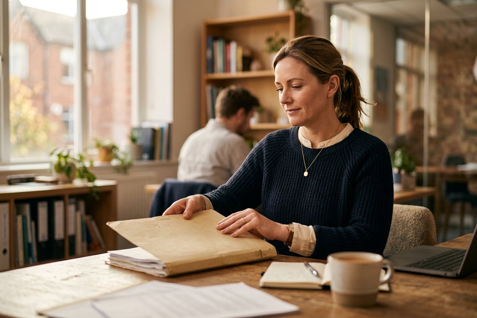 A training provider closing a folder having reached a decision