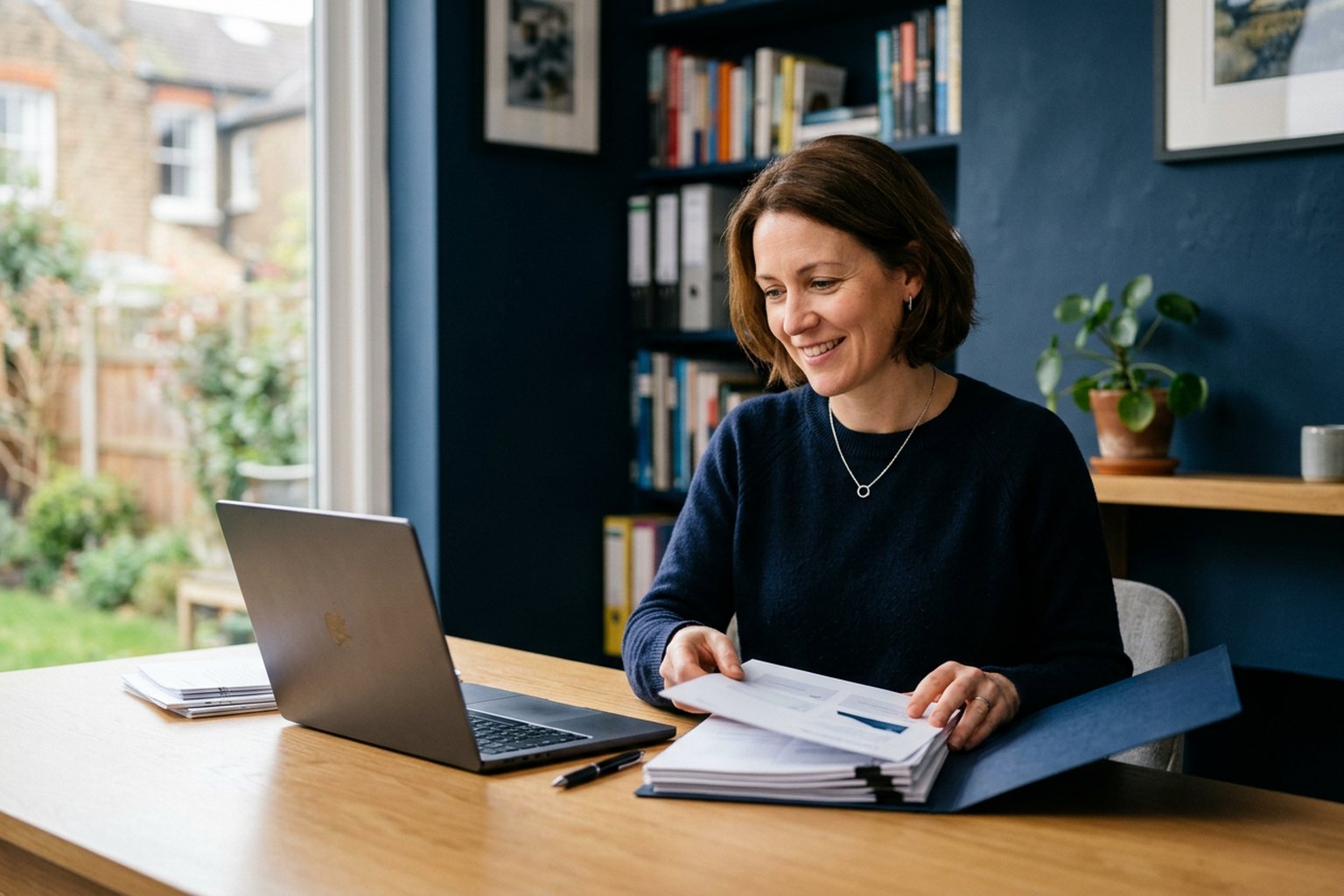 A training provider assembling course materials for a submission
